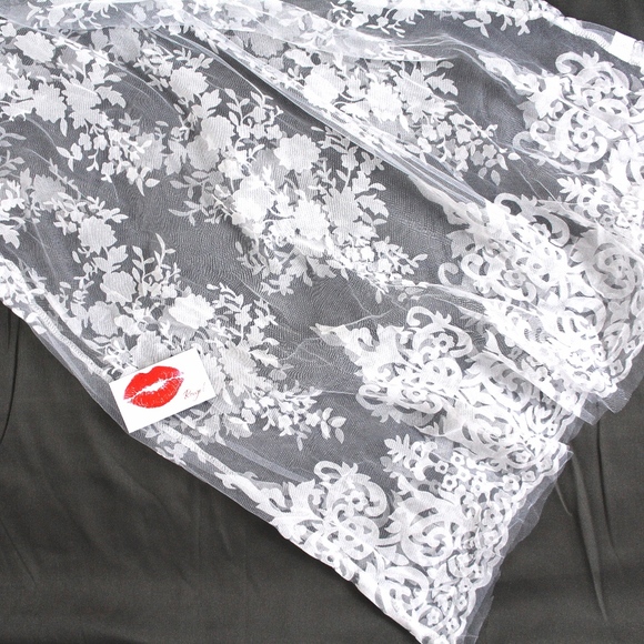 Lace Mesh Lingerie Gown Beach Cover Up White Dress - Picture 4 of 5